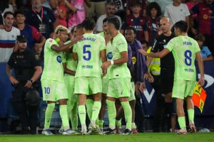 La Liga round-up: Late surge sees Barcelona edge Levante 3-2; Atletico Madrid drop more points