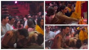 Ranveer Singh Debuts Clean-Shaven Look After 'Dhurandhar' Wrap; Joins Deepika Padukone for Ganesh Chaturthi Prayers