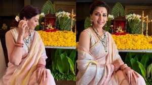Sonali Bendre’s Ganesh Chaturthi look explains why she’s Bollywood’s unbeatable saree queen