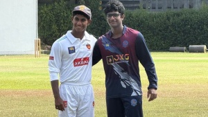 Sons of Sri Lankan Legends Muralitharan and Jayasuriya Clash in Club Cricket Match