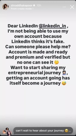 Shraddha Kapoor’s LinkedIn account is FAKE? Actress pens hilarious plea: ‘Want to share my entrepreneurial journey…’
