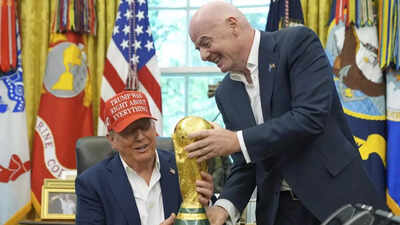 US President Donald Trump unveils venue for the 2026 FIFA World Cup Draw in December