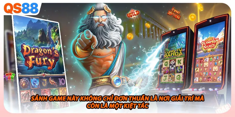 Sảnh game này không chỉ đơn thuần là nơi giải trí mà còn là một kiệt tác